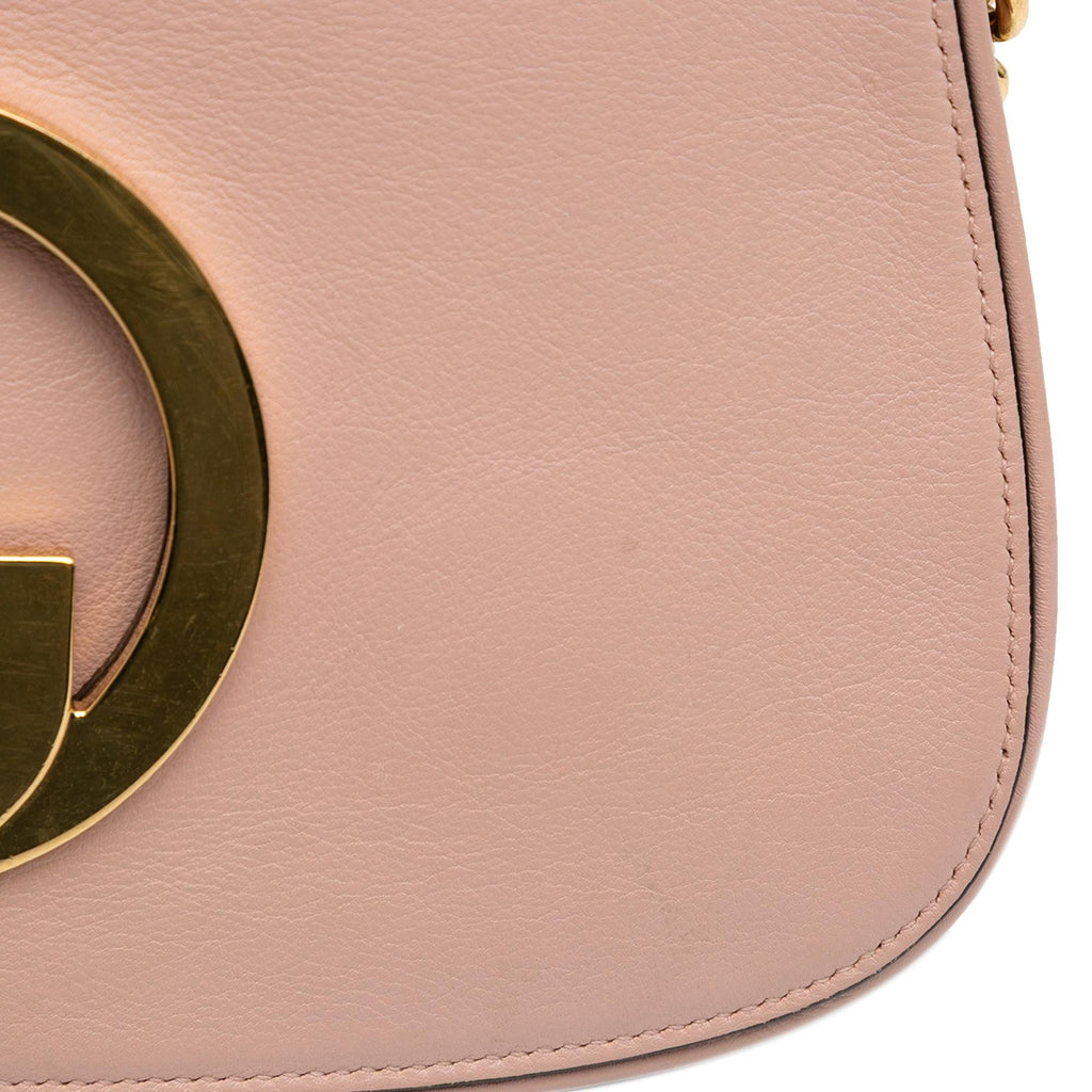 Gucci Calfskin Blondie Chain Satchel - Pink