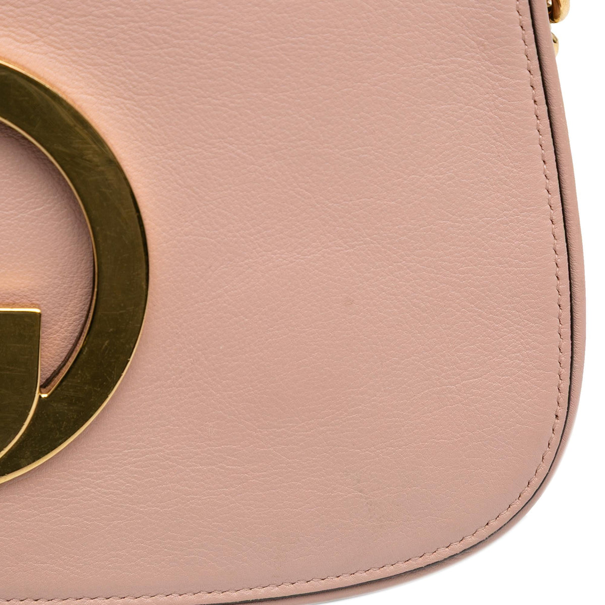 Gucci Calfskin Blondie Chain Satchel - Pink