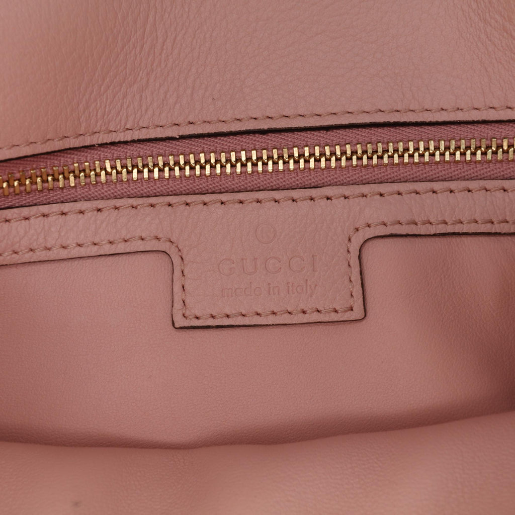 Gucci Calfskin Blondie Chain Satchel - Pink