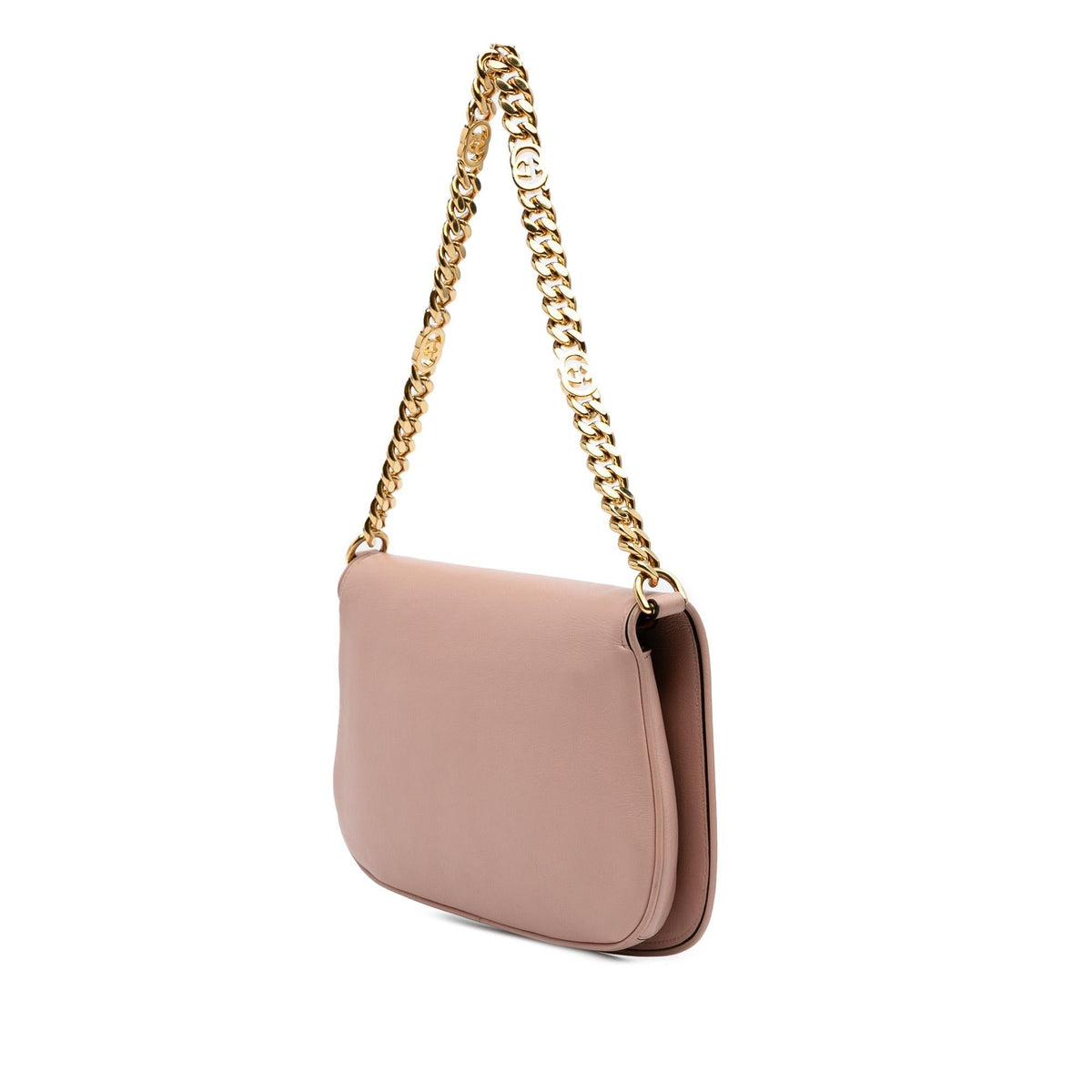 Gucci Calfskin Blondie Chain Satchel - Pink