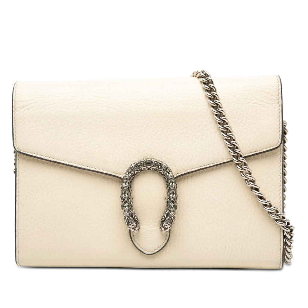 Gucci Calfskin Dionysus Wallet on Chain - Brown