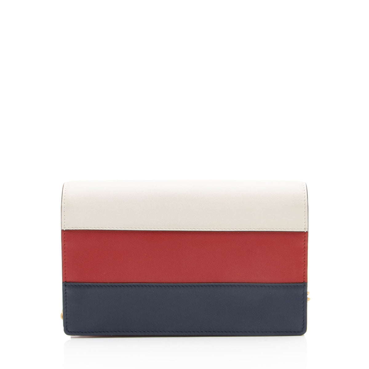Gucci Calfskin Queen Margaret Wallet on Chain - Blue/Red/White