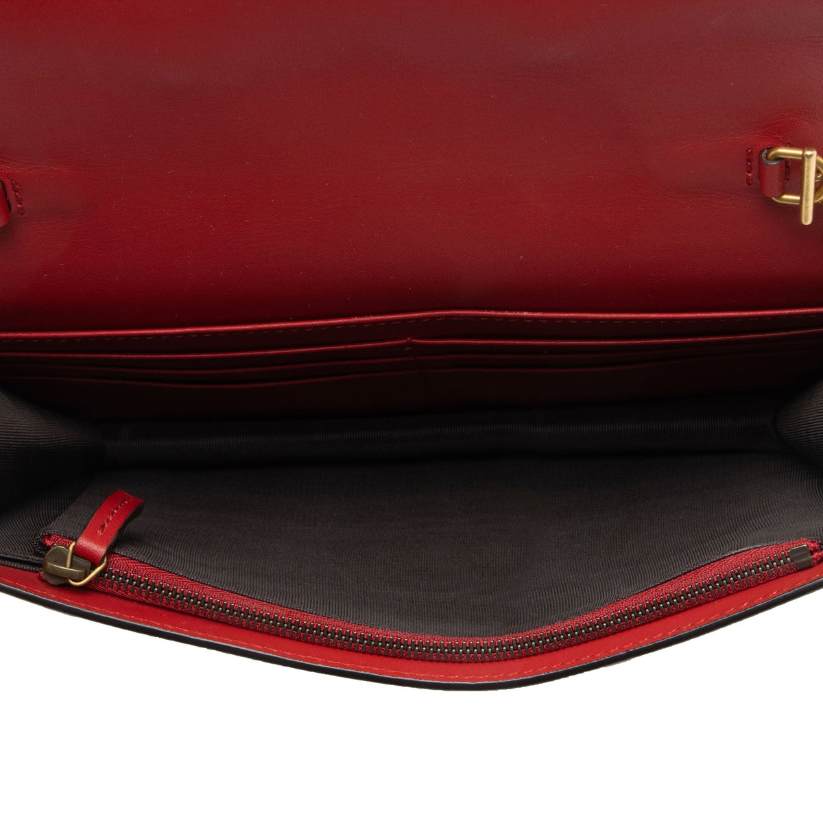 Gucci Calfskin Queen Margaret Wallet on Chain - Blue/Red/White