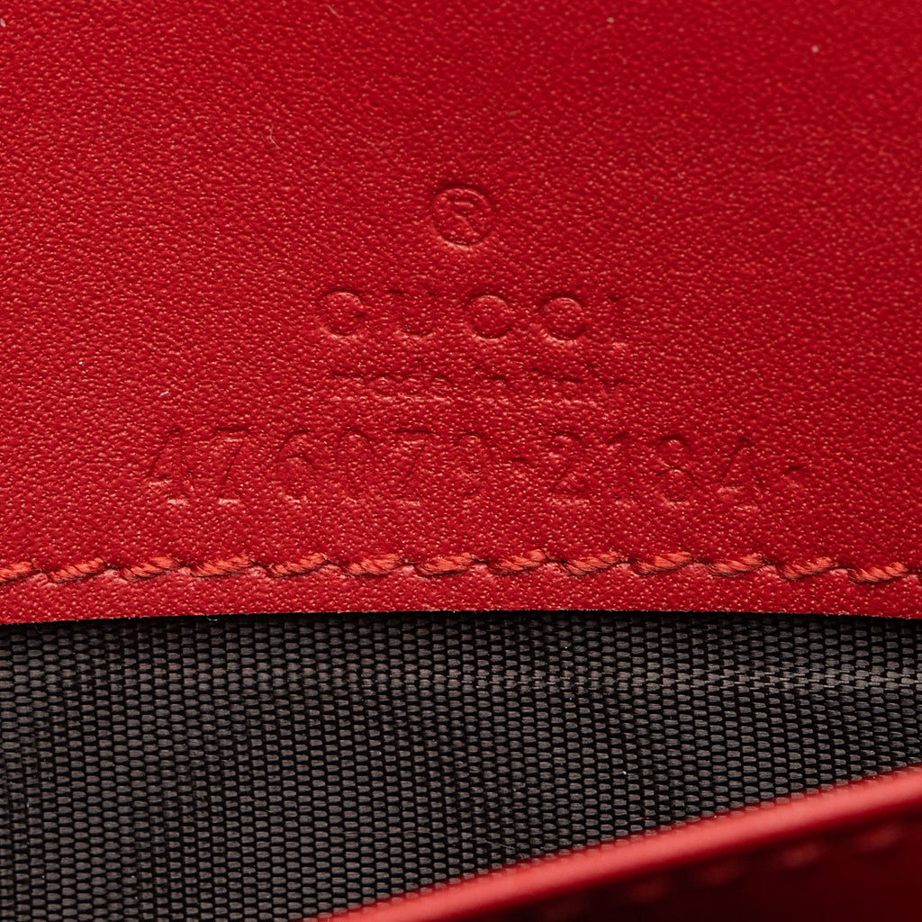 Gucci Calfskin Queen Margaret Wallet on Chain - Blue/Red/White