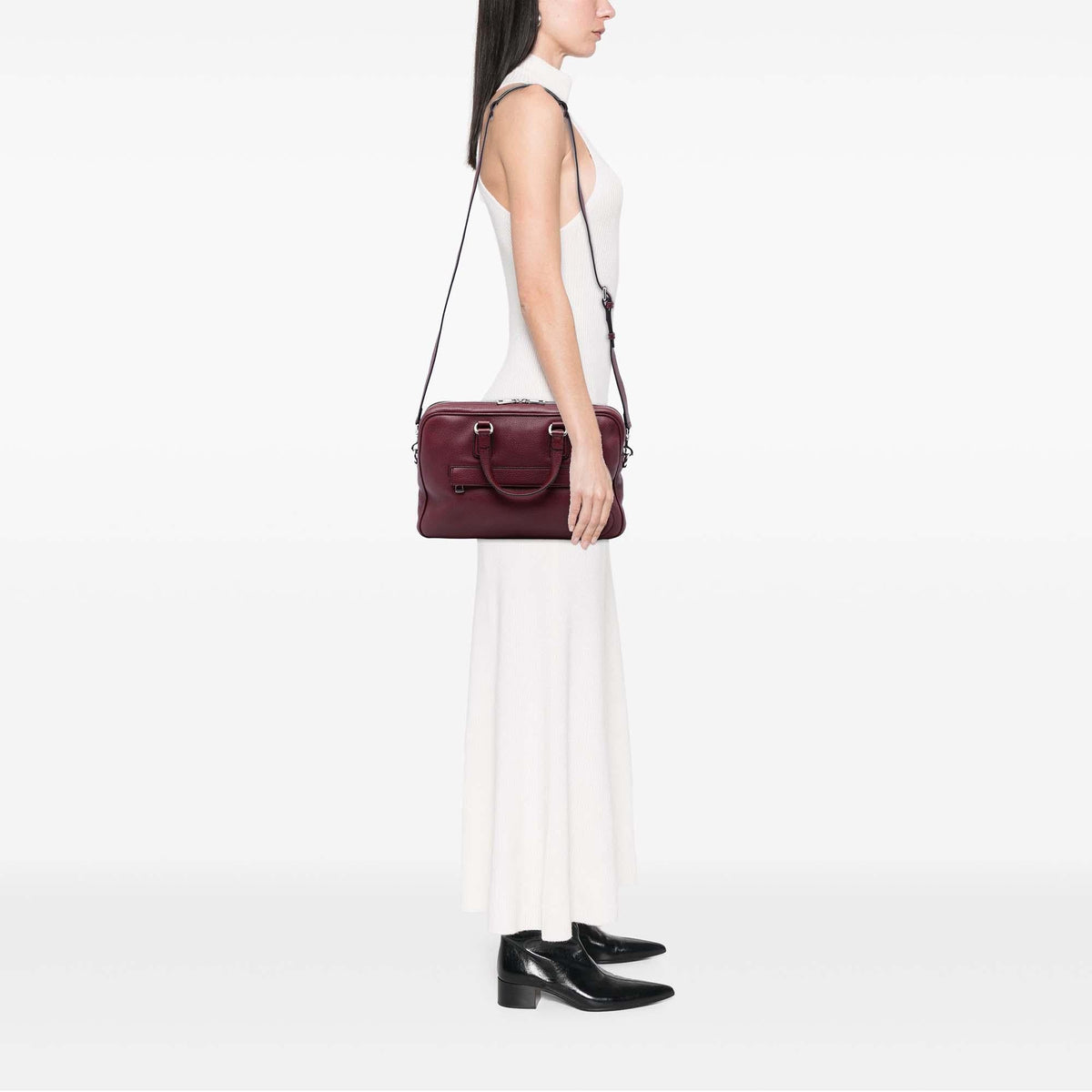 Gucci Calfskin Soho Briefcase - Red