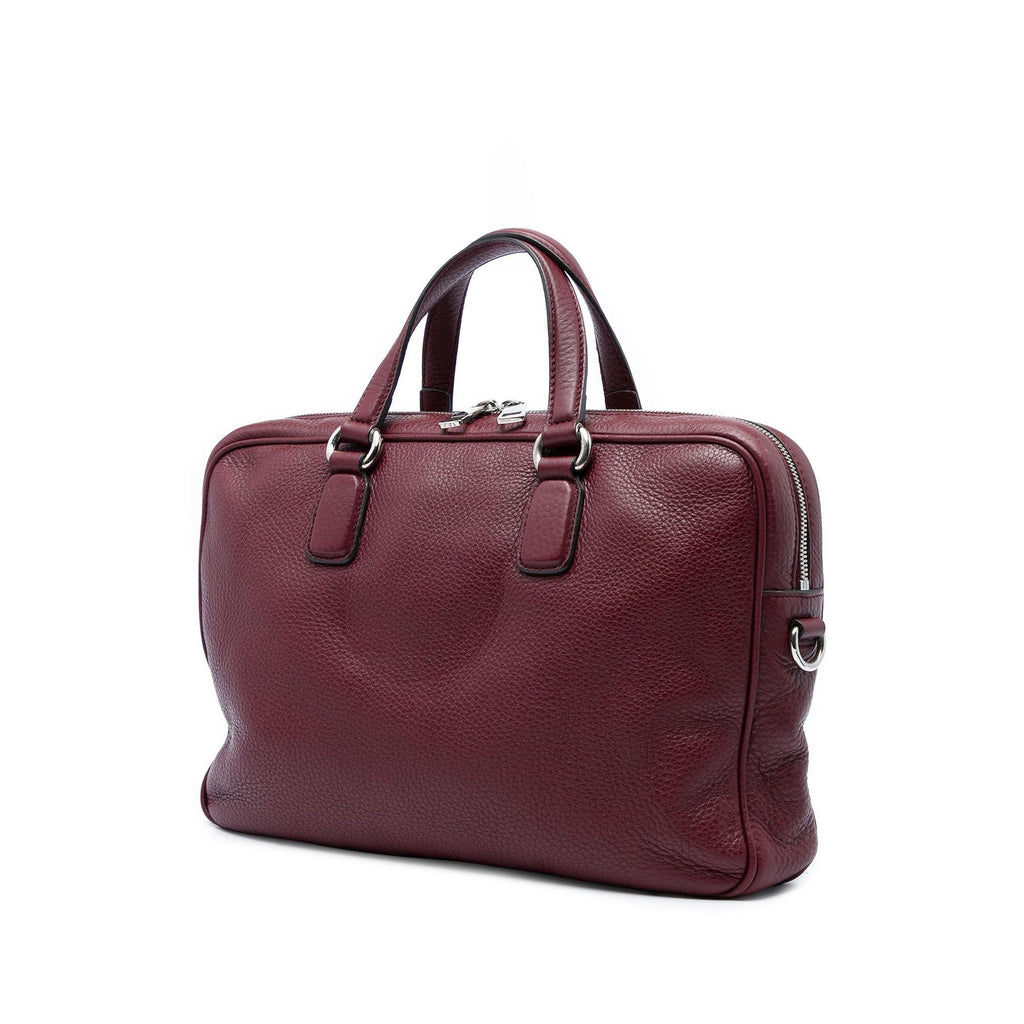Gucci Calfskin Soho Briefcase - Red