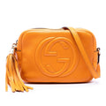 Gucci Calfskin Soho Disco Crossbody Bag - Orange