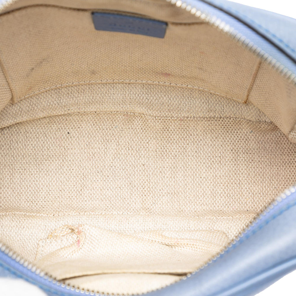 Gucci Calfskin Soho Disco Crossbody Bag - Blue