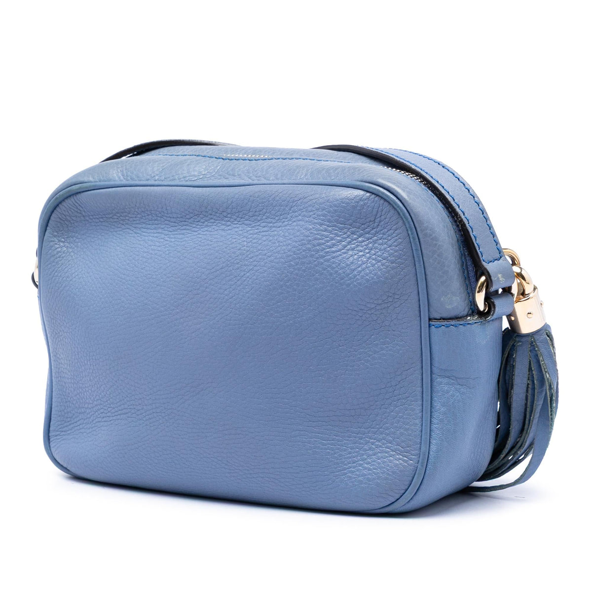 Gucci Calfskin Soho Disco Crossbody Bag - Blue