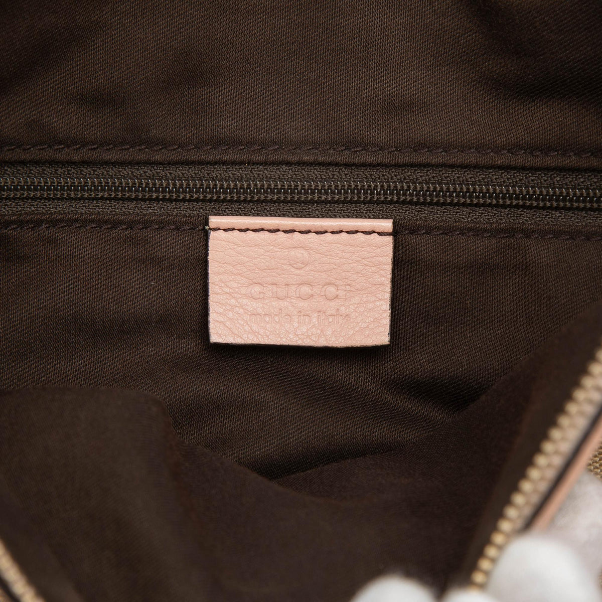 Gucci GG Canvas Abbey D Ring Crossbody Bag - Beige/Pink