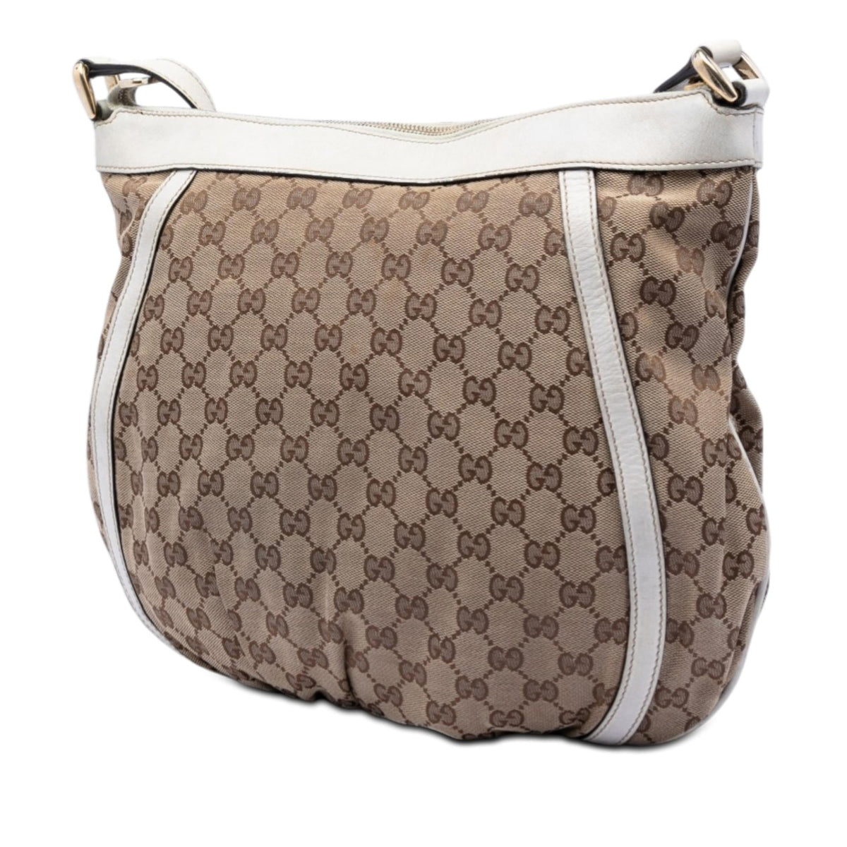 Gucci GG Canvas Abbey D Ring Crossbody Bag - Beige