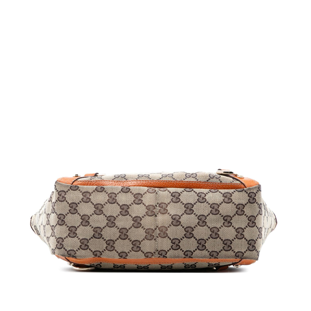 Gucci GG Canvas Abbey D Ring Tote Bag - Beige/Orange