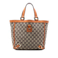 Gucci GG Canvas Abbey D Ring Tote Bag - Beige/Orange