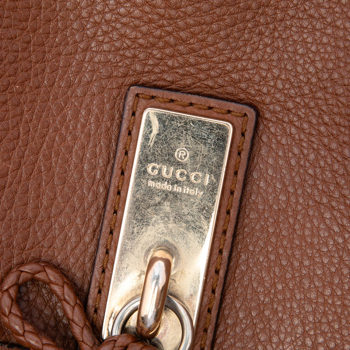 Gucci GG Canvas Bella Flap Satchel - Beige