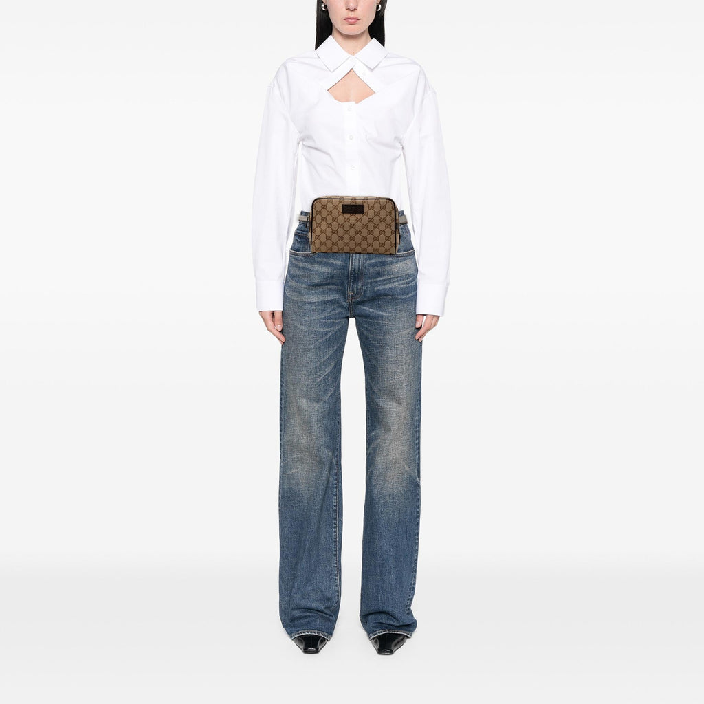 Gucci GG Canvas Belt Bag - Beige