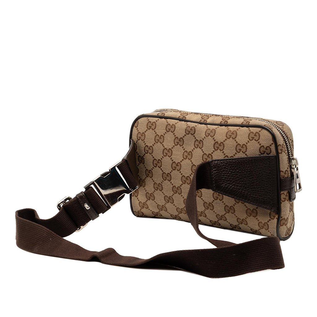 Gucci GG Canvas Belt Bag - Beige