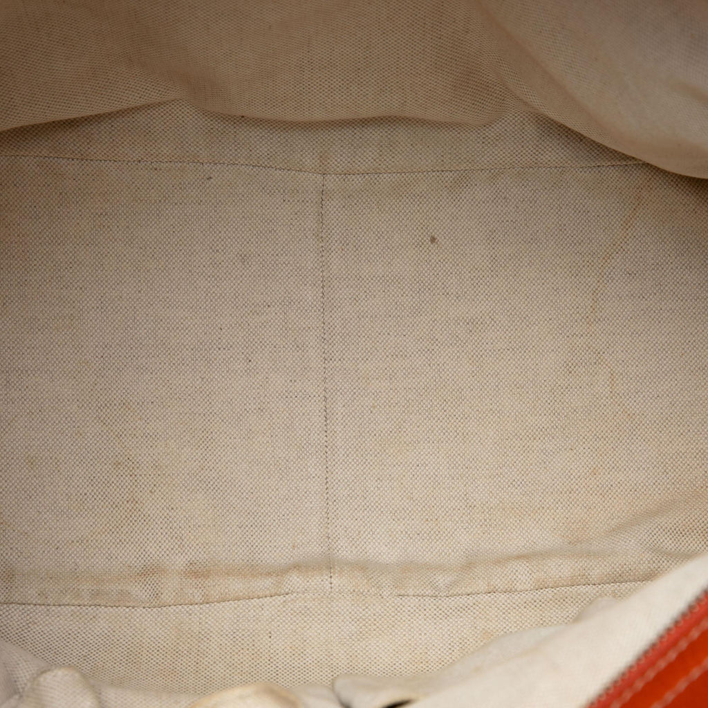 Gucci GG Canvas Bree Tote Bag - Beige/Orange