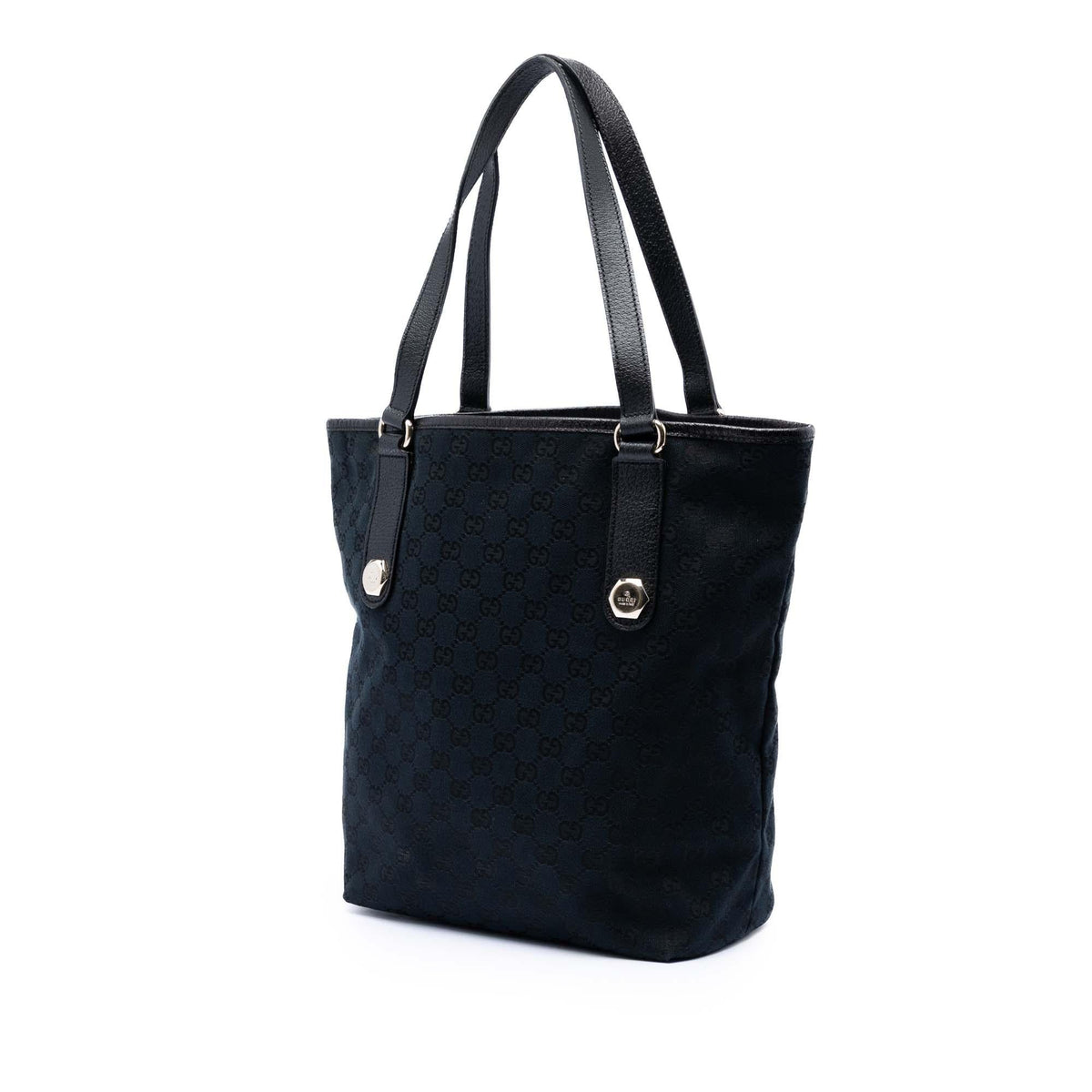 Gucci GG Canvas Charmy Tote Bag - Blue