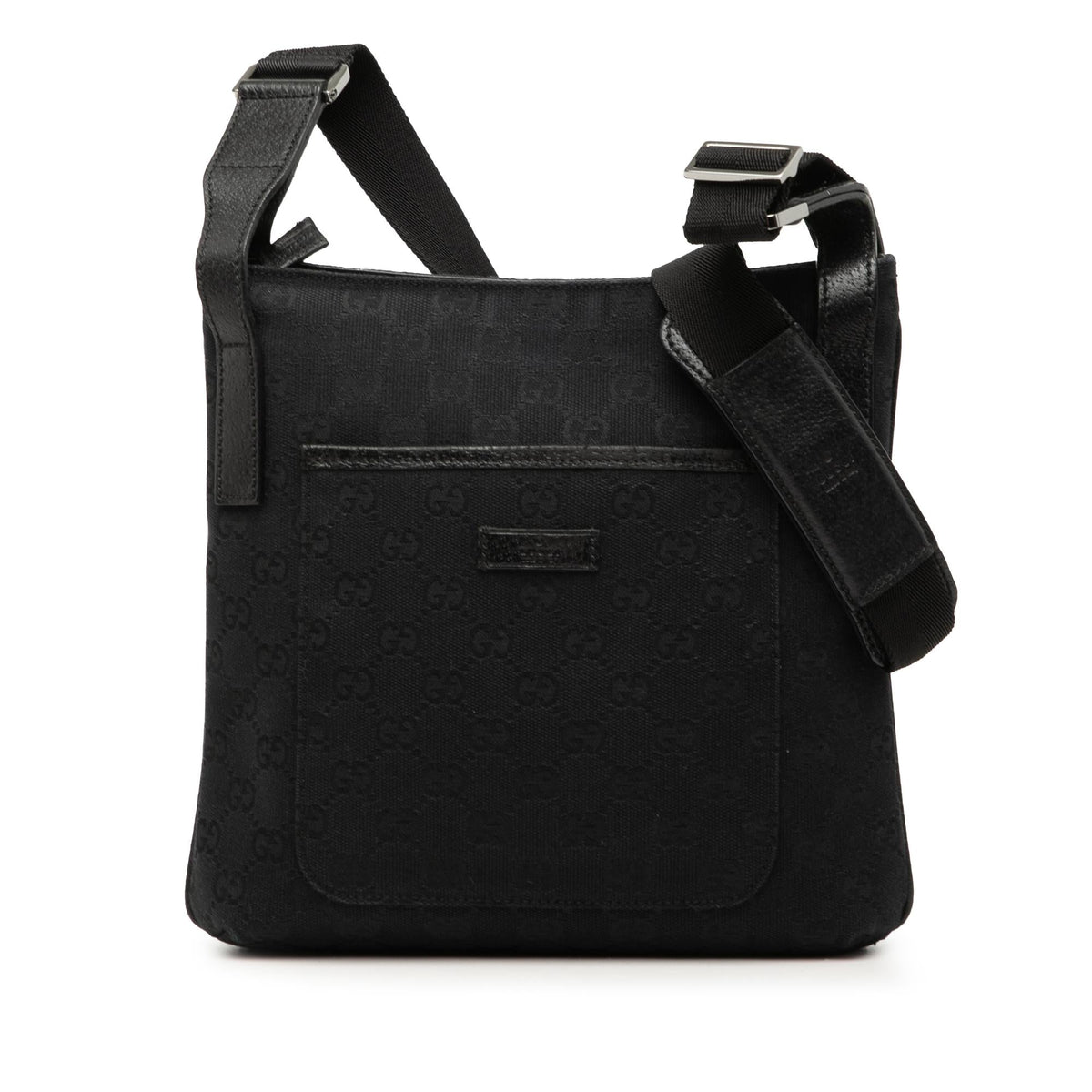 Gucci GG Canvas Crossbody Bag - Black
