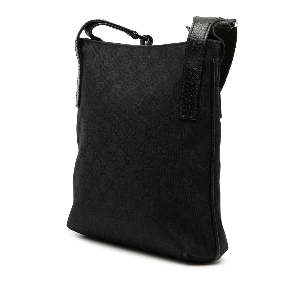 Gucci GG Canvas Crossbody Bag - Black