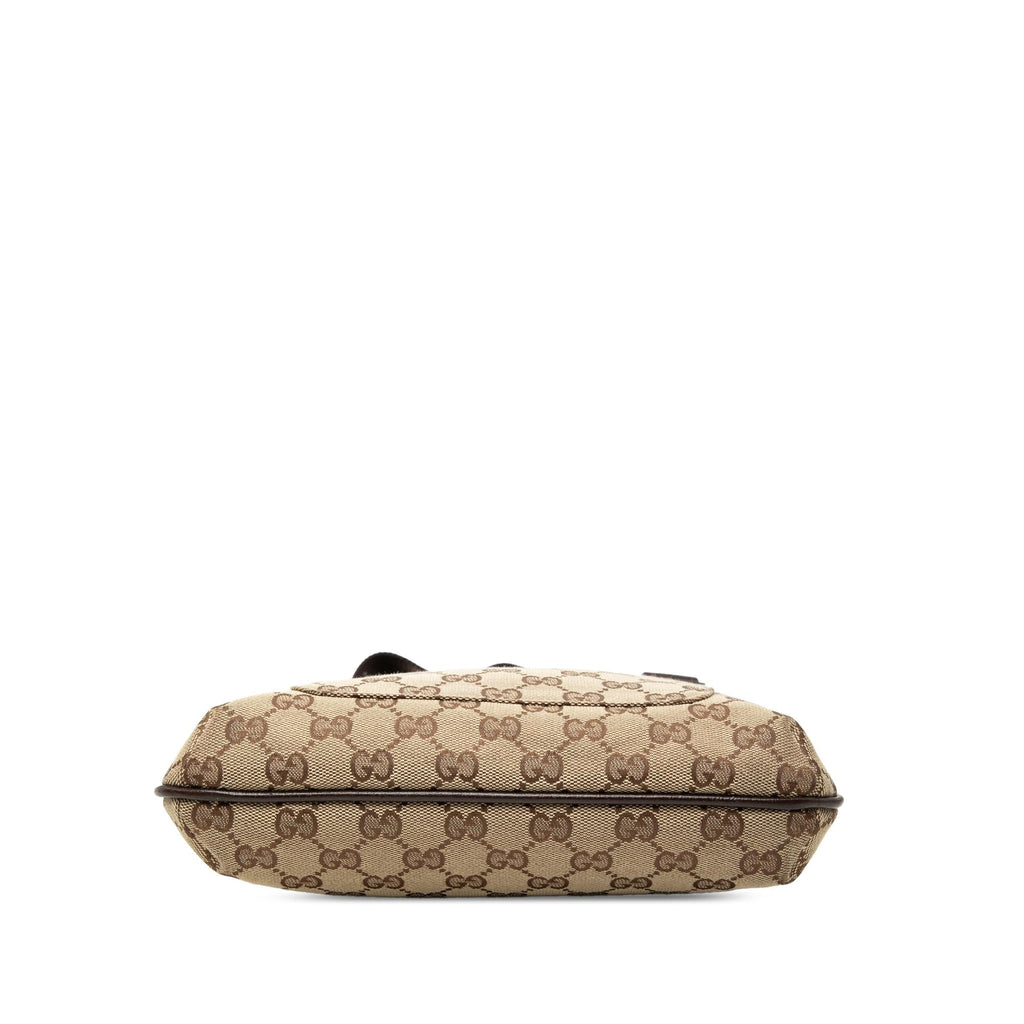 Gucci GG Canvas Crossbody Bag - Beige