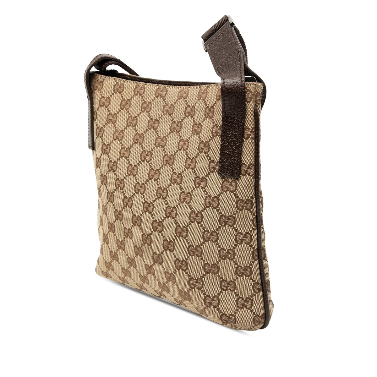 Gucci GG Canvas Crossbody Bag - Beige