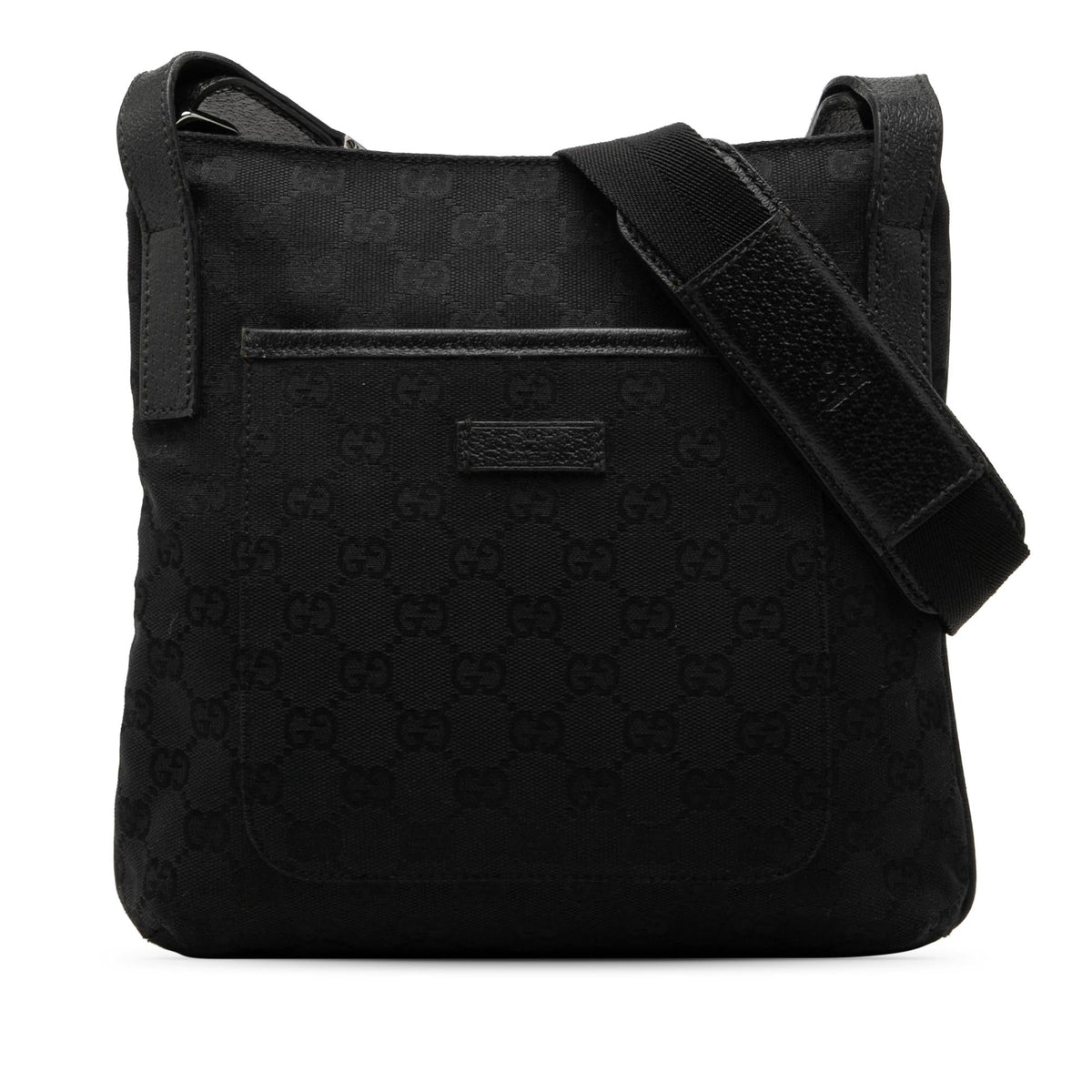 Gucci GG Canvas Crossbody Bag - Black