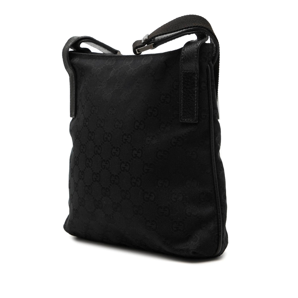 Gucci GG Canvas Crossbody Bag - Black
