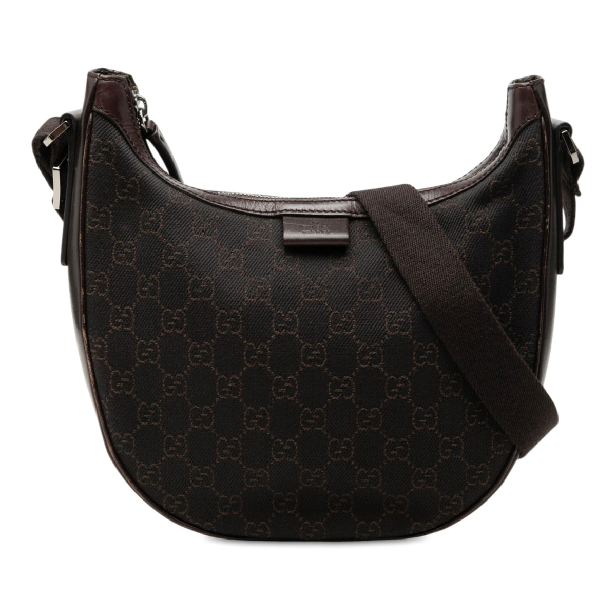 Gucci GG Canvas Crossbody Bag - Brown
