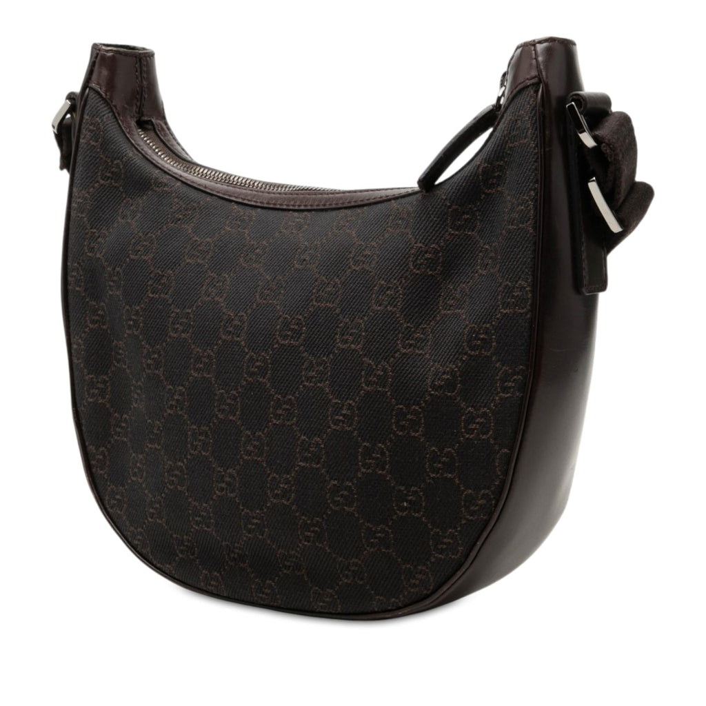 Gucci GG Canvas Crossbody Bag - Brown