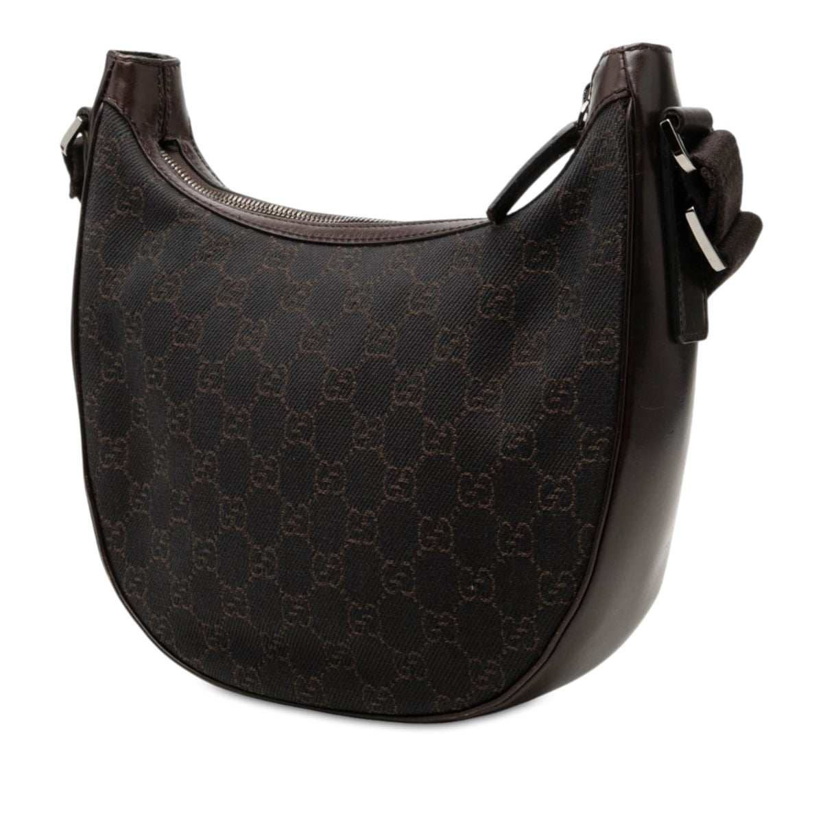 Gucci GG Canvas Crossbody Bag - Brown