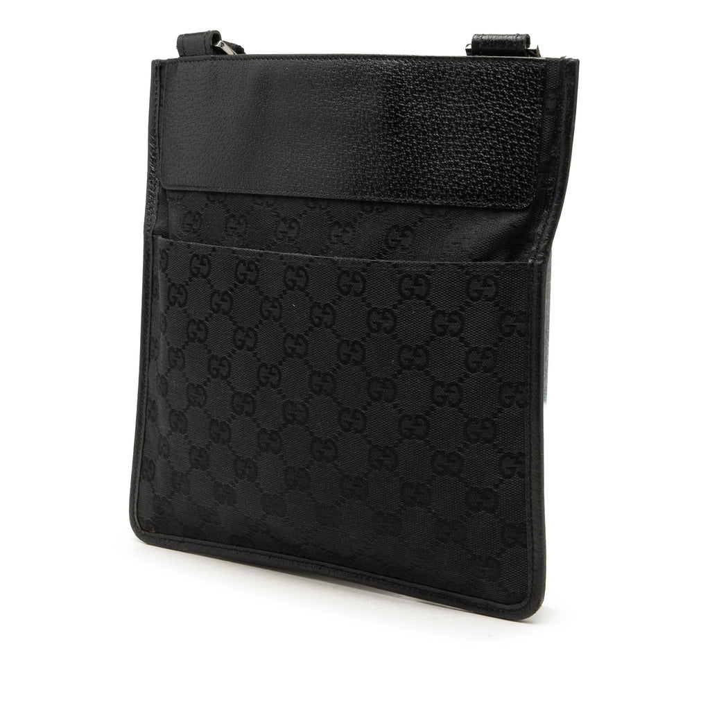 Gucci GG Canvas Crossbody Bag - Black
