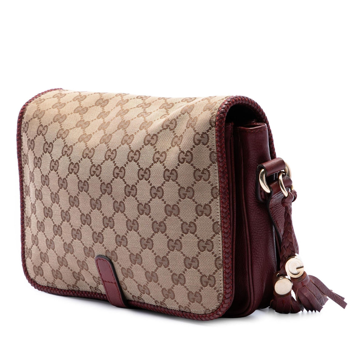 Gucci GG Canvas Marrakech Crossbody Bag - Beige