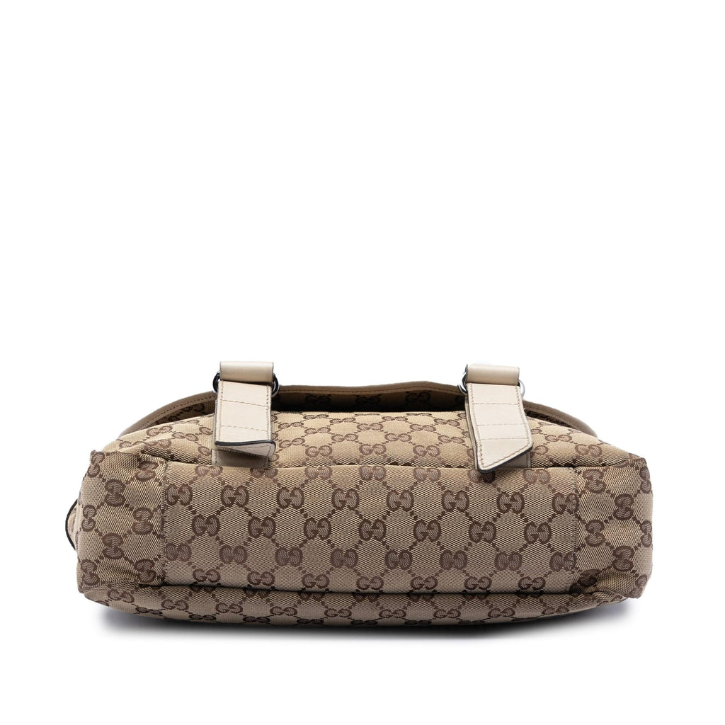 Gucci GG Canvas Messenger Bag - Beige