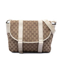 Gucci GG Canvas Messenger Bag - Beige
