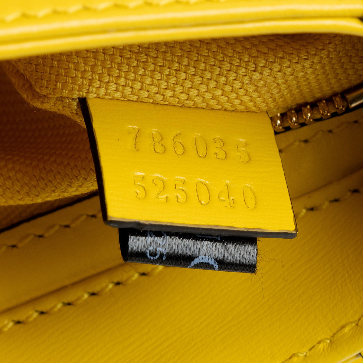 Gucci GG Canvas Moon Side Shoulder Bag - Yellow