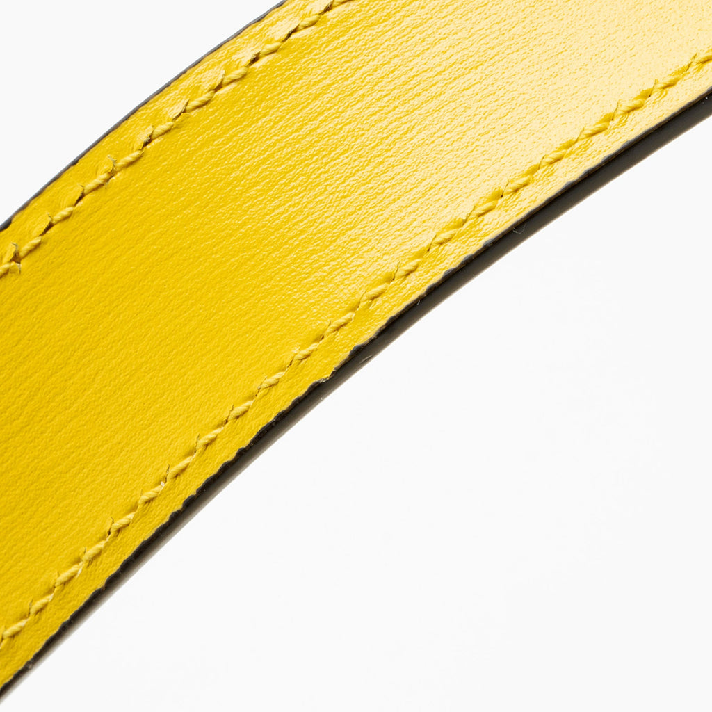 Gucci GG Canvas Moon Side Shoulder Bag - Yellow