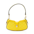 Gucci GG Canvas Moon Side Shoulder Bag - Yellow