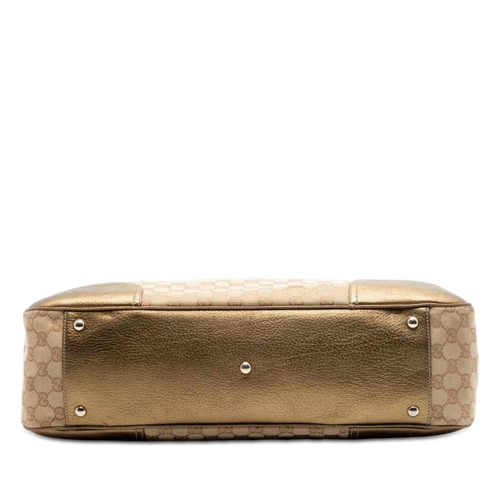 Gucci GG Canvas Princy Tote Bag - Beige