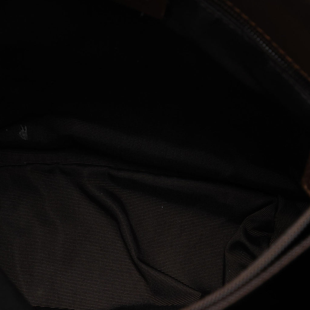Gucci GG Canvas Shoulder Bag - Brown