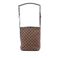 Gucci GG Canvas Shoulder Bag - Brown