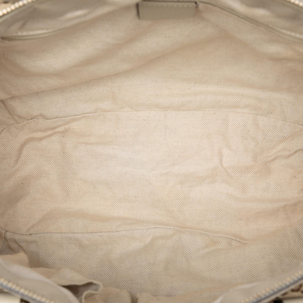 Gucci GG Canvas Sukey Satchel - Beige