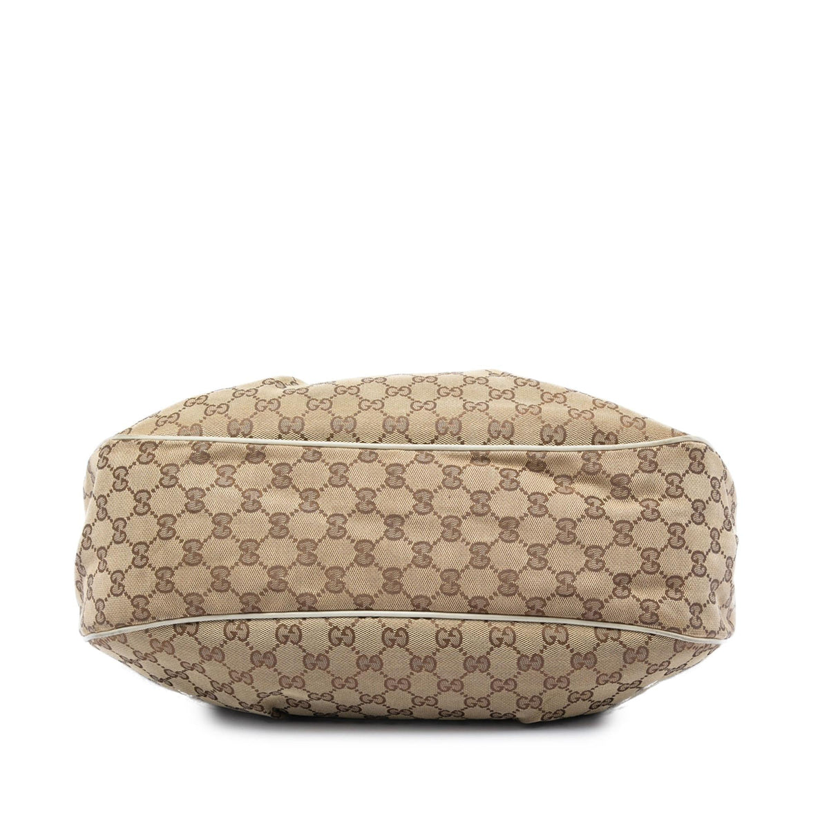 Gucci GG Canvas Sukey Shoulder Bag - Beige/White