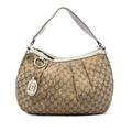 Gucci GG Canvas Sukey Shoulder Bag - Beige/White