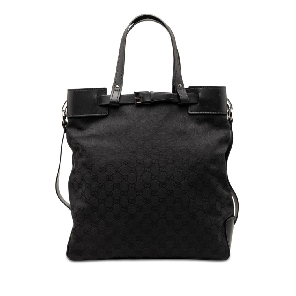 Gucci GG Canvas Tote Bag - Black
