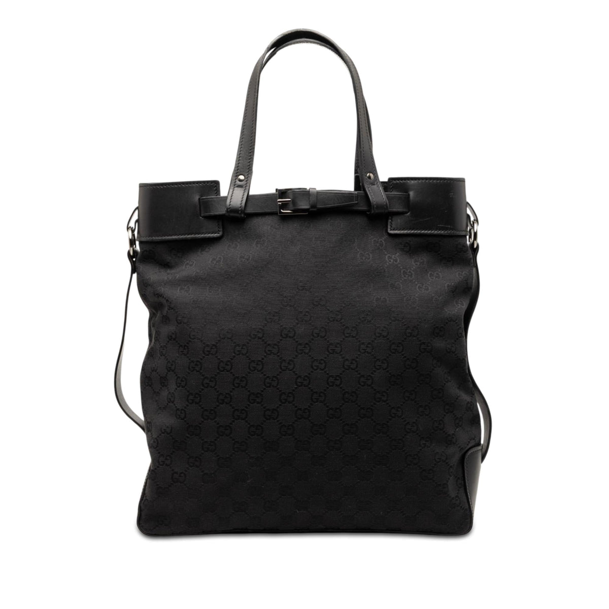 Gucci GG Canvas Tote Bag - Black