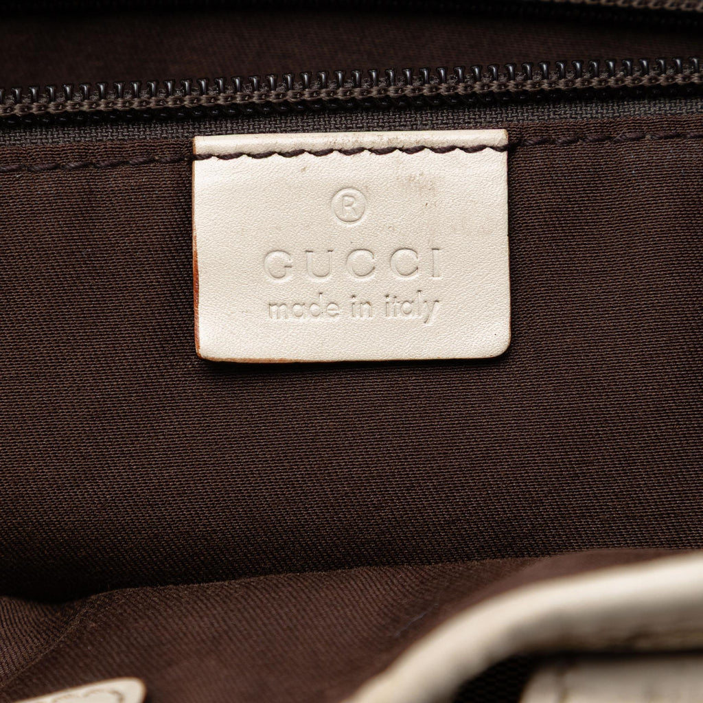Gucci GG Canvas Tote Bag - Beige/White