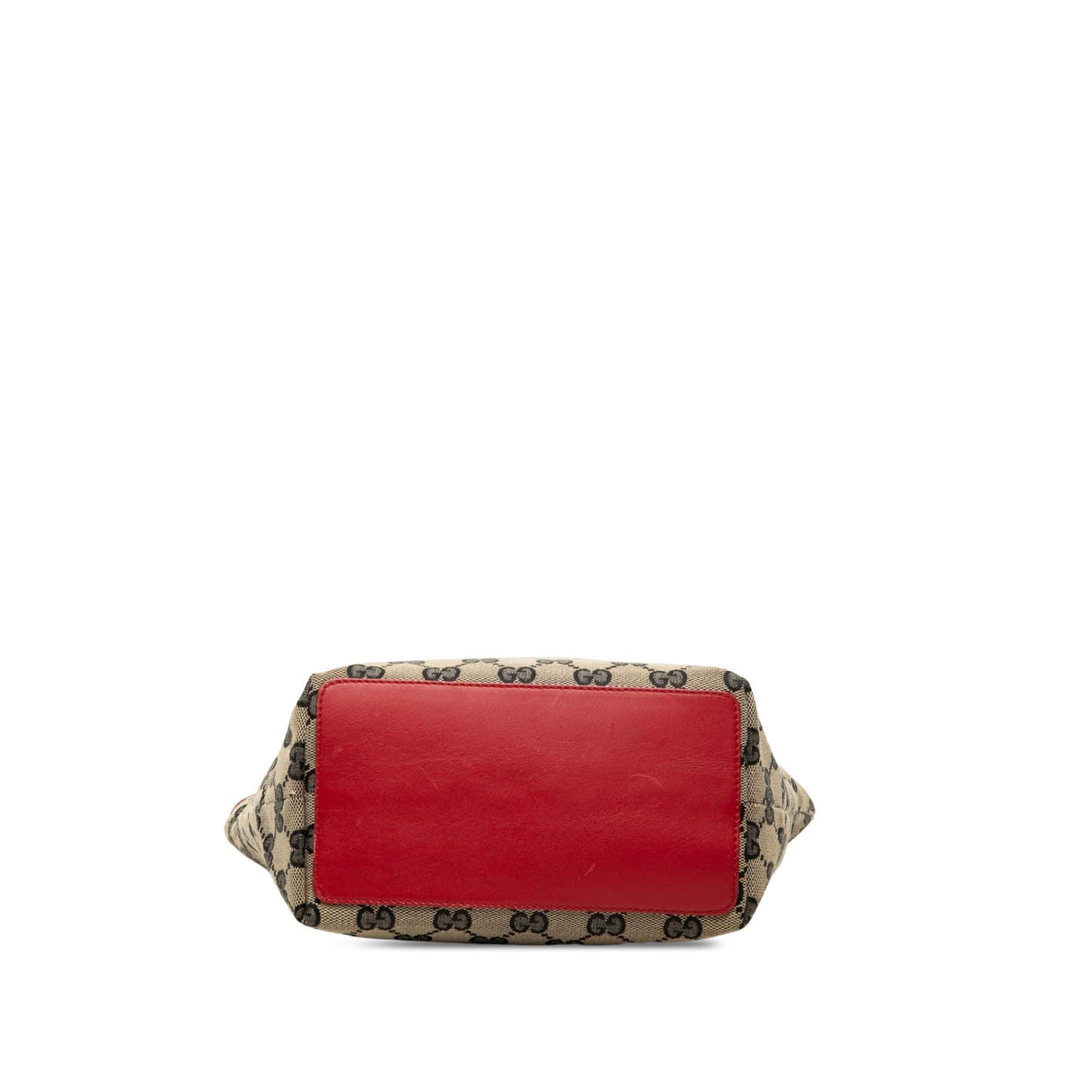 Gucci GG Canvas Tote Bag - Beige/Red