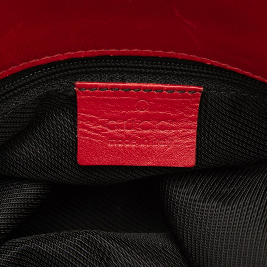 Gucci GG Canvas Tote Bag - Beige/Red