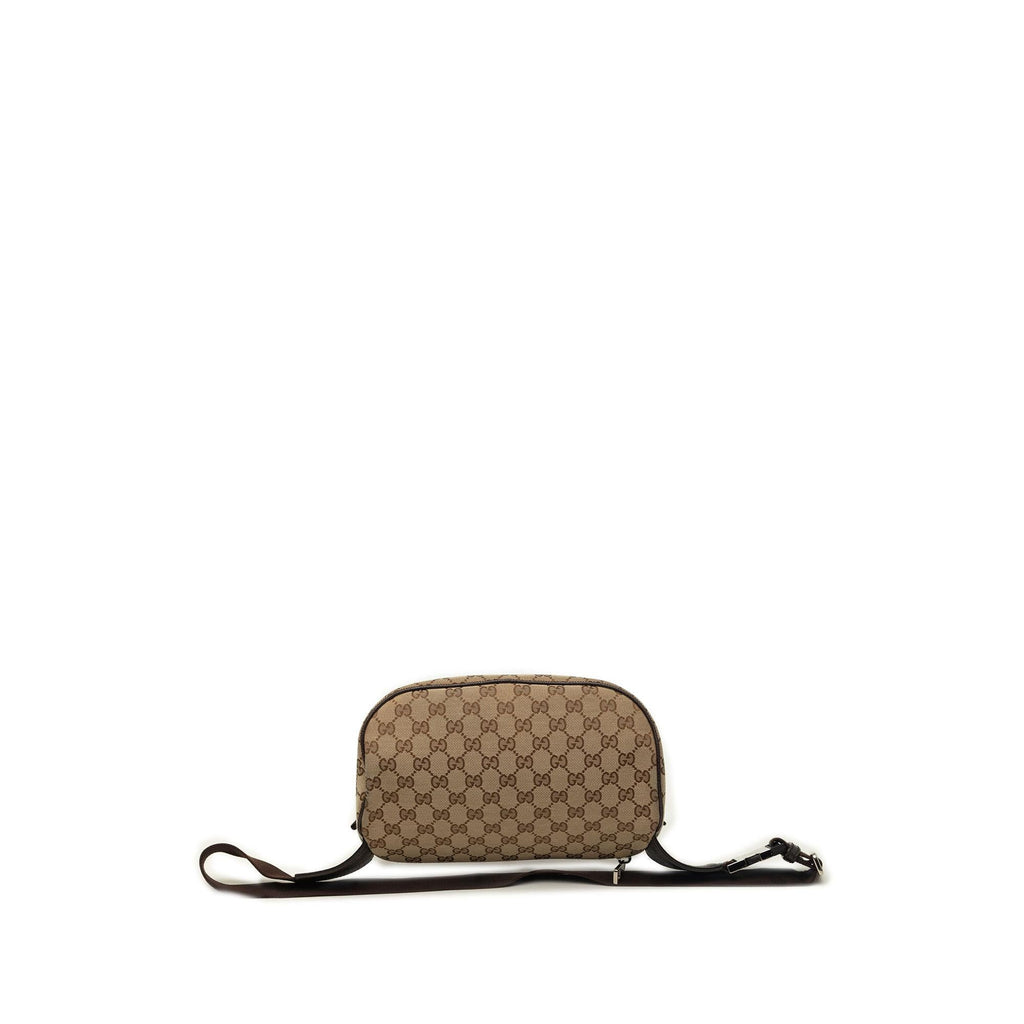 Gucci GG Canvas Waist Pouch Belt Bag - Beige